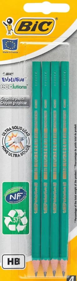 BiC Toimistotarvikkeet>Evolution Lyijykyna 4Kpl