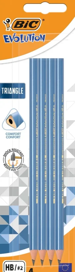 BiC Toimistotarvikkeet>Evolution Triangle Lyijykyna 4-Pack