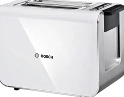 Bosch Kypsentäminen<Elektroninen Leivanpaahdin Styline Tat8611 Valkoinen
