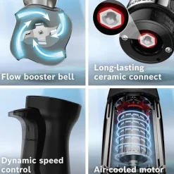 Bosch Ruoanvalmistuskoneet<Sauvasekoitin Ergomaster Serie 6 1000 W Teras