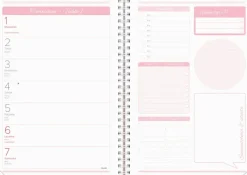 Burde Kalenterit>Kalenteri 2024 Make It Happen Roosa