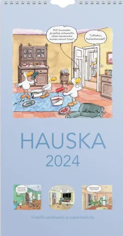 Burde Kalenterit>Perhekalenteri 2024 Perhekalenteri Hauska Paperitaskulla