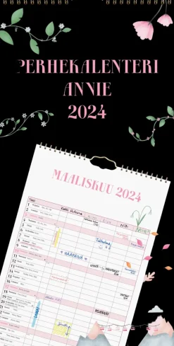 Burde Kalenterit>Perhekalenteri 2024 Perhekalenteri Annie