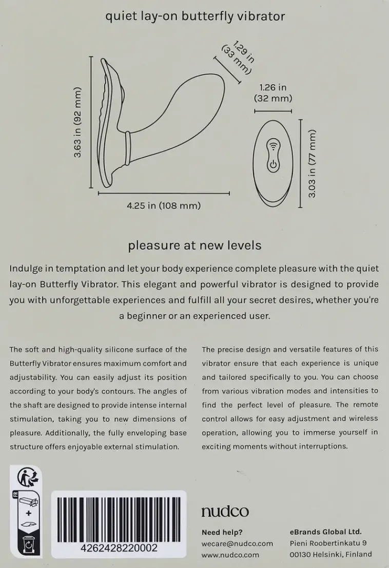 Nudco Seksivalineet<Butterfly Vibraattori