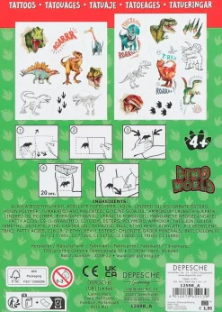 Dino World Askartelutarvikkeet<Tatuoinnit