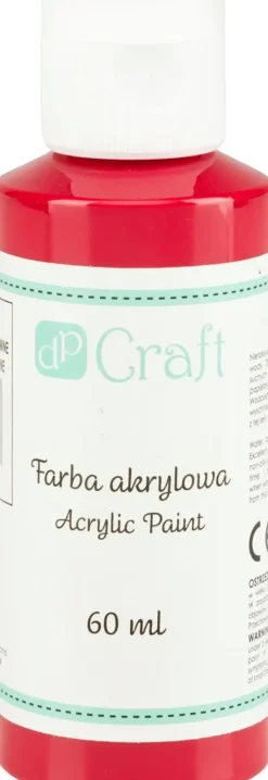 Dp Craft Askartelutarvikkeet<Akryylivari 60Ml Karmiininpunainen 025