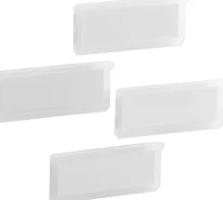 Elfa Säilytyskalusteet<Classic Nimilappu Pidikkeet Lanka- Ja Meshkoreille 223030 4Kpl Lapikuultavat