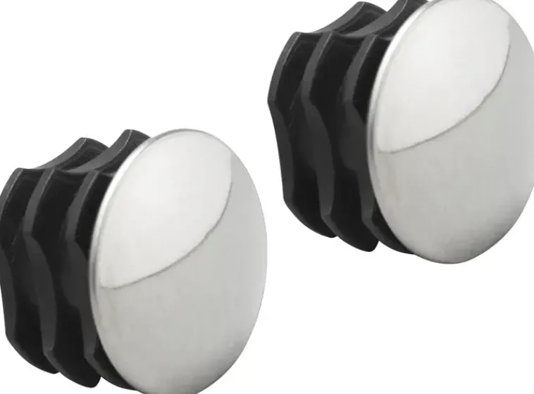 Elfa Säilytyskalusteet<Classic/Decor Vaatetangon Paatytulppa 623905 18X25X25Mm 2 Kpl Kromi