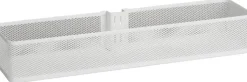 Elfa Säilytyskalusteet<Seinakori Mesh Keskikokoinen, Valkoinen 435X104X70 Mm