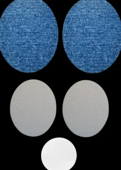 FabPatch Käsityötarvikkeet>Vaatelaastari, Arki - Helppo, Hankaamalla Kiinnittyva Tekstiilien Korjauspaikka