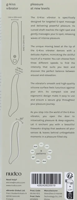 Nudco Seksivalineet<G-Kiss Vibraattori