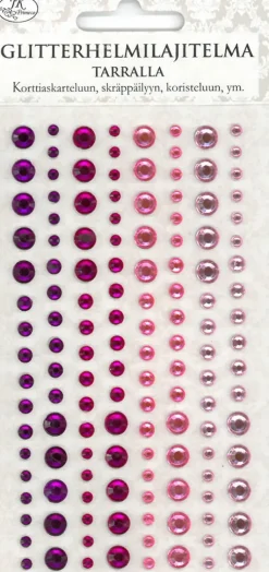 J.K. Primeco Askartelutarvikkeet<Glitterhelmitarralajitelma Pinkki/Lila