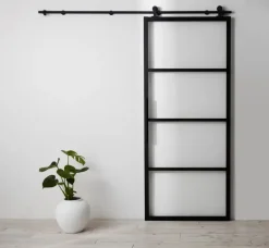 Habo Säilytyskalusteet<Liukuovenksiko Style Musta Ylaasennus