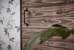 Habo Säilytyskalusteet<Ovi Easy 900X2133X20 Manty/Musta Etuasennus