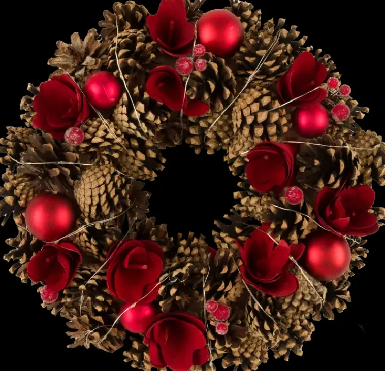 House Sesonkijuhlatarvikkeet>Kranssi Joulu 25Led, Erilaisia