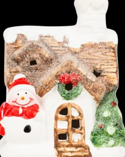 House Sesonkijuhlatarvikkeet>Poytakoriste Led-Valoilla Joulutalo