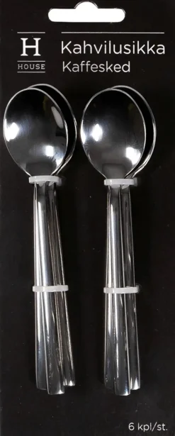 House Aterimet Ja Ottimet>Scandic Kahvilusikka 6 Kpl