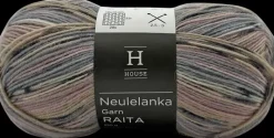 House Käsityötarvikkeet>Sukkalanka Raita-Kuvio 100 G, Pastellivarit