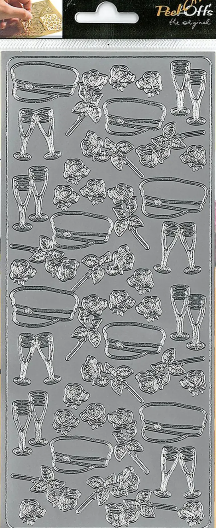 J.K. Primeco Askartelutarvikkeet<Aariviivatarra Ylioppilas Hopea 1Ark/Pkt