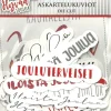 J.K. Primeco Askartelutarvikkeet<Askartelukuvio Iso Joulutekstit Punaharmaa