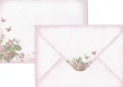 J.K. Primeco Askartelutarvikkeet<C6 Kirjekuori Ruusu 10Kpl/Pkt