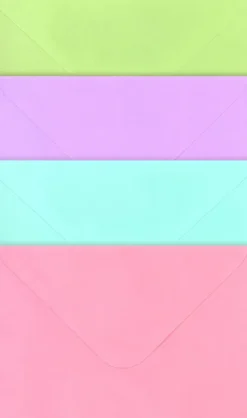 J.K. Primeco Askartelutarvikkeet<C6 Kirjekuorilajitelma Pastelli 20Kpl/Pkt