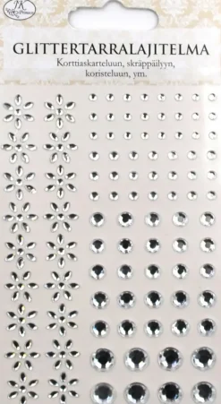 J.K. Primeco Askartelutarvikkeet>Glittertarralajitelma Kukat/Helmet