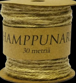 J.K. Primeco Askartelutarvikkeet<Hamppunaru Ruskea 30M