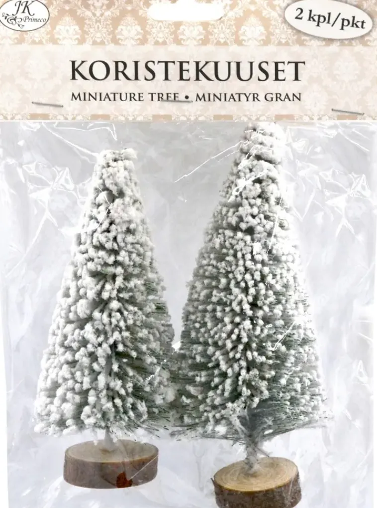 J.K. Primeco Askartelutarvikkeet<Koristekuusi Valkoinen 2 Kpl