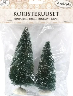 J.K. Primeco Askartelutarvikkeet<Koristekuusi Vihrea 2 Kpl