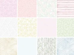 J.K. Primeco Askartelutarvikkeet<Paperilajitelma 8X8 Hopeahohto