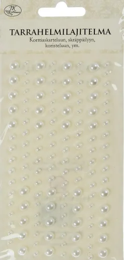 J.K. Primeco Askartelutarvikkeet>Tarrahelmilajitelma Valkoinen