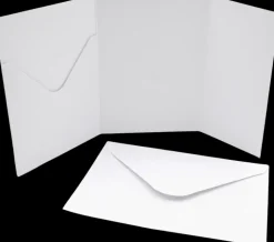 J.K. Primeco Askartelutarvikkeet<Taskukortti+Kuori Valkoinen 5Kpl+5Kpl