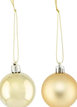 NNX Sesonkijuhlatarvikkeet>Joulupallo 6 Cm 24 Kpl, Erilaisia