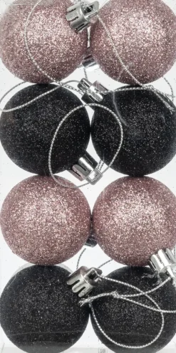 NNX Sesonkijuhlatarvikkeet></noscript>Joulupallo 4 Cm Glitter 8 Kpl