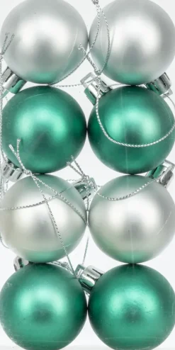 NNX Sesonkijuhlatarvikkeet>Joulupallo 4 Cm Matta 8 Kpl