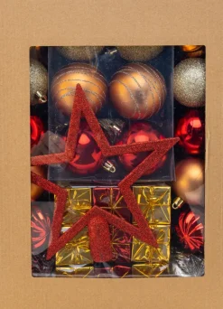 NNX Sesonkijuhlatarvikkeet>Joulupallo Koko Kuusi 100Kpl M