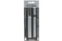 Kapel Toimistotarvikkeet>Hopeatussi Ohut+Paksu