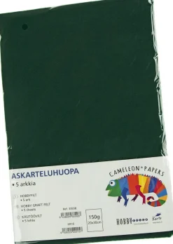 Karto Askartelutarvikkeet>Askarteluhuopa Musta 20X30Cm 5Ark/Pss