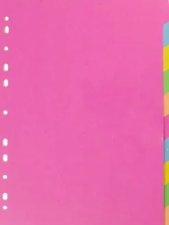 Karto Paperitarvikkeet>nkirekisteri A4 1-10 Varilajitelma