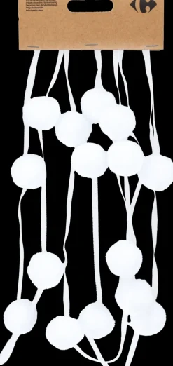 Carrefour Sesonkijuhlatarvikkeet>Koristepunos Pompom 180 Cm