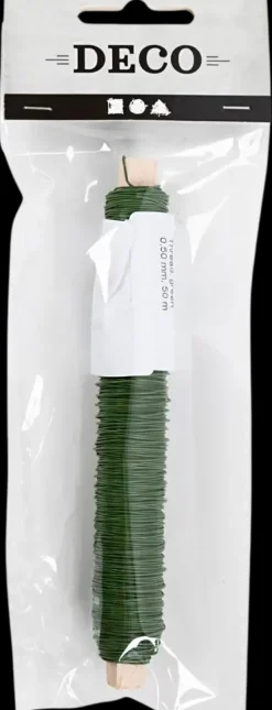 Creativ Company Askartelutarvikkeet<Kukkalanka, Vihrea, Paksuus 0,5 Mm, 50 M/ 1 Rll