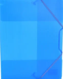 Ei merkkiä Paperitarvikkeet>Kulmalukkokansio A4 Pp Sininen Huurre