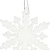 Ei merkkiä Sesonkijuhlatarvikkeet>Kuusenkoriste Lumihiutale 6 Kpl, Valkoinen
