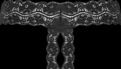 Underneath Seksivalineet<Kyra Avohaara Stringit S/M Black