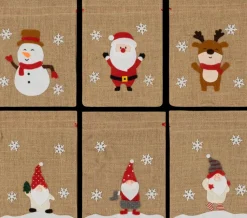 NNX Sesonkijuhlatarvikkeet>Lahjapussi Joulu 21X27 Cm, Erilaisia