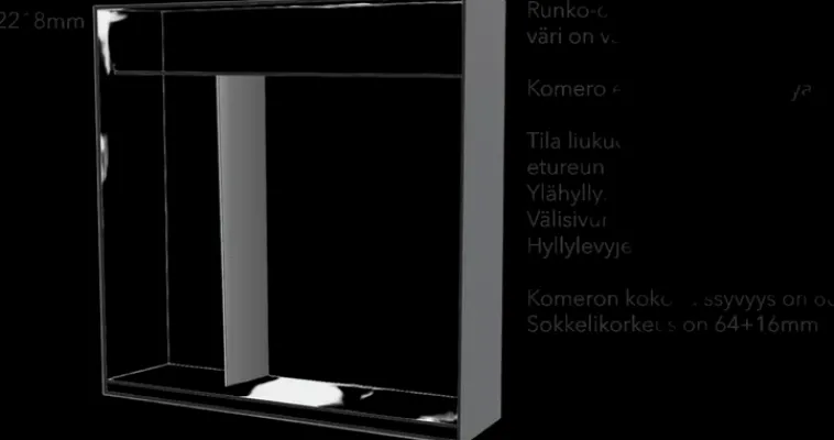 Finndeco Eteiskalusteet<Liukuovikomero 1584X2218 Setdesign 13