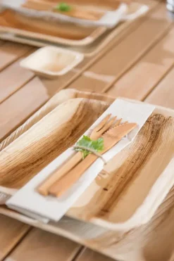 Maku Astiat></noscript>Palmunlehtilautanen 20X20 Cm 10 Kpl