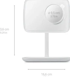 Medisana Muut Kauneuden- Ja Terveydenhoitolaitteet<Kaantyva Meikkipeili Valolla Valkoinen Cm848