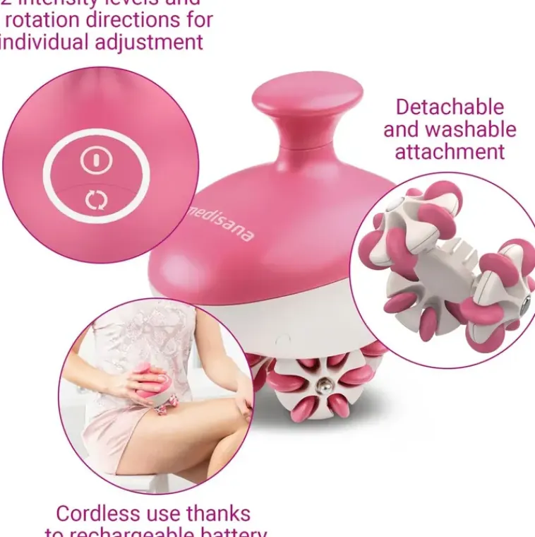 Medisana Hierontalaitteet Ja Lämpötyynyt<Selluliittihieroja Valko-Pinkki